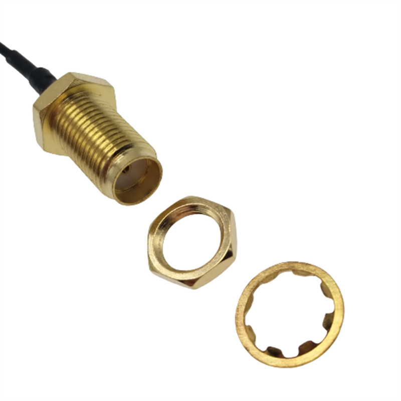 Cáp đồng trục 50ohm RG58 Đầu nối SMA nam đến SMA nữ cao cấp Niken