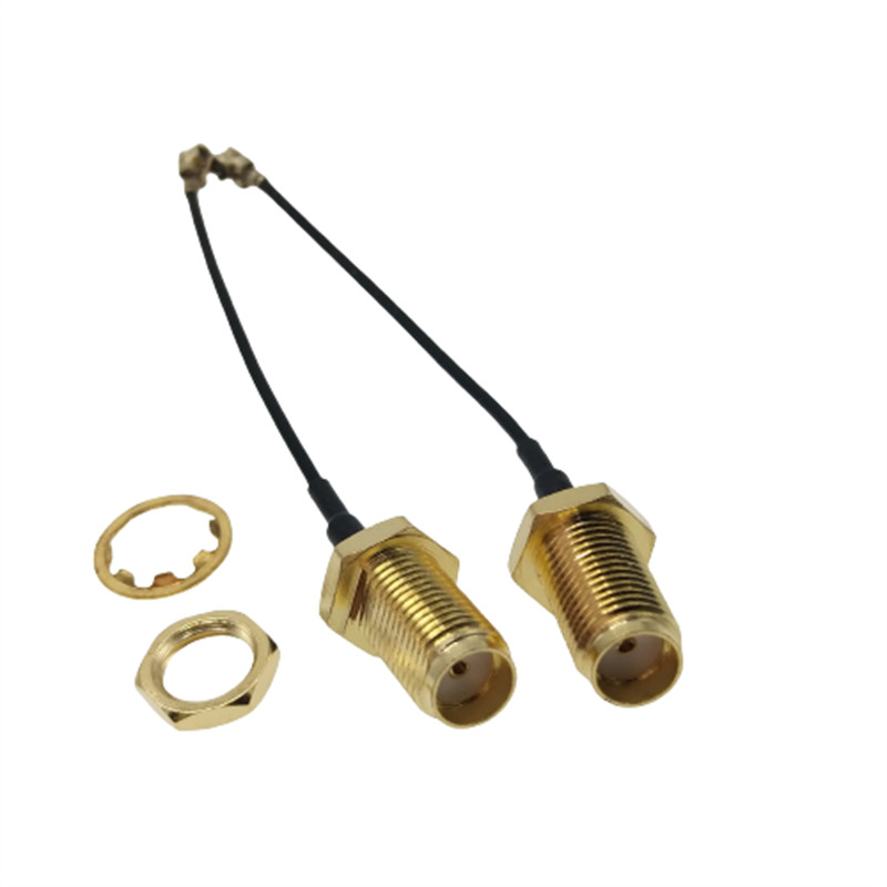 Cáp đồng trục 50ohm RG58 Đầu nối SMA nam đến SMA nữ cao cấp Niken